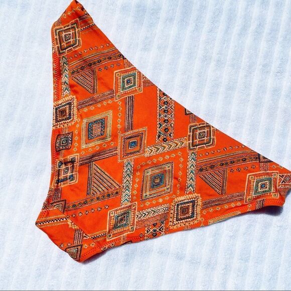 H&M Orange Printed Bikini Bottoms - Picture 2 of 5